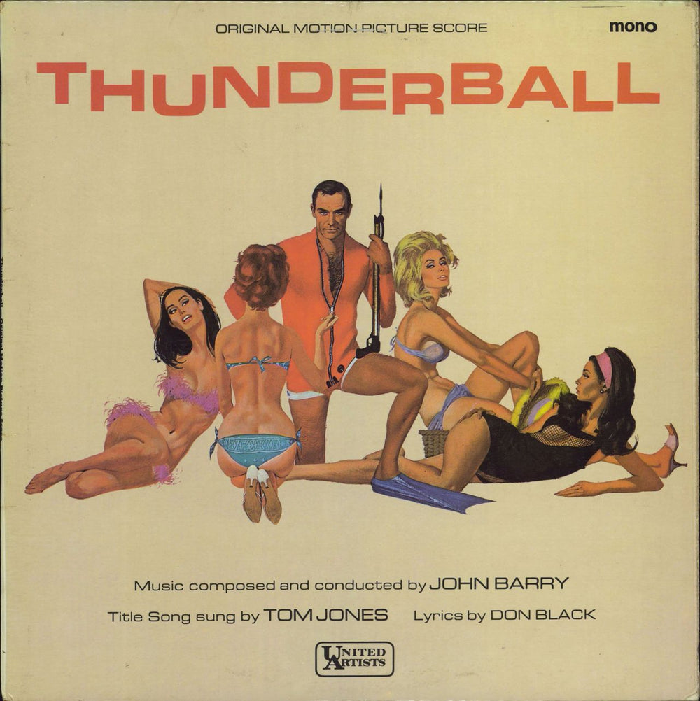 James Bond Thunderball UK vinyl LP album (LP record) ULP1110