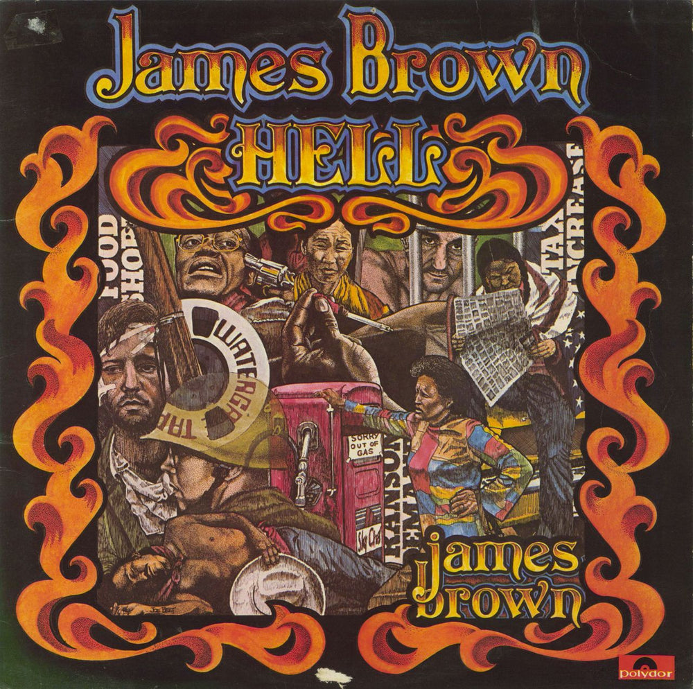 James Brown Hell - VG UK 2-LP vinyl record set (Double LP Album) 2659036