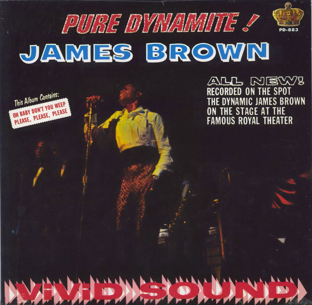 James Brown Pure Dynamite! - Sealed US vinyl LP album (LP record) PD-883