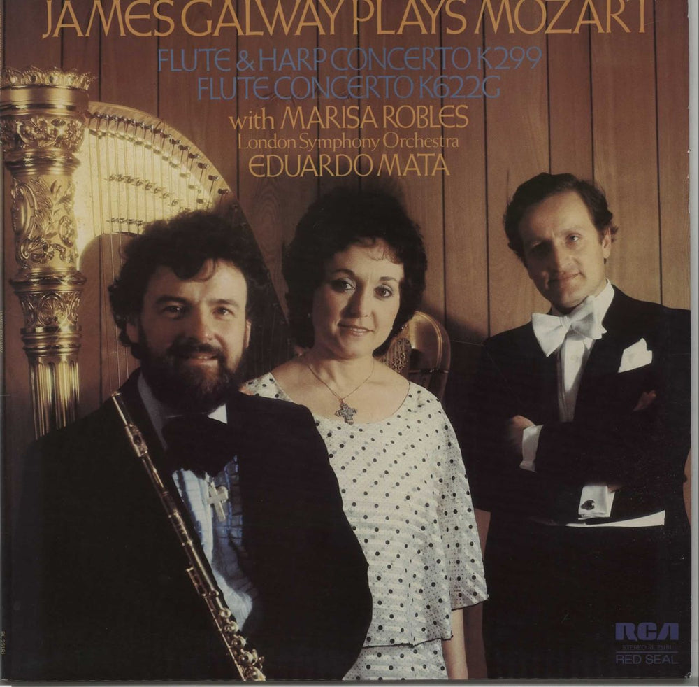 James Galway James Galway Plays Mozart UK vinyl LP album (LP record) RL25181