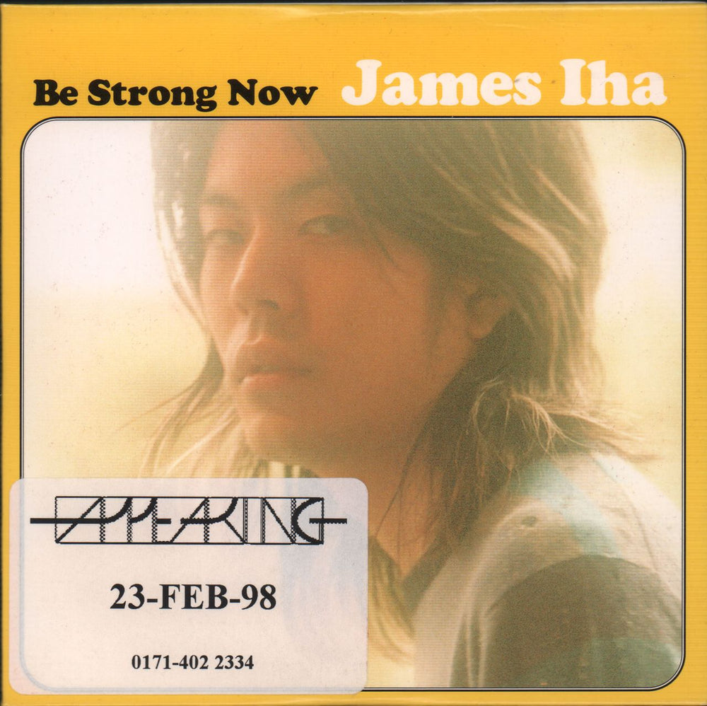 James Iha Be Strong Now UK Promo CD single (CD5 / 5") HUTCDP99