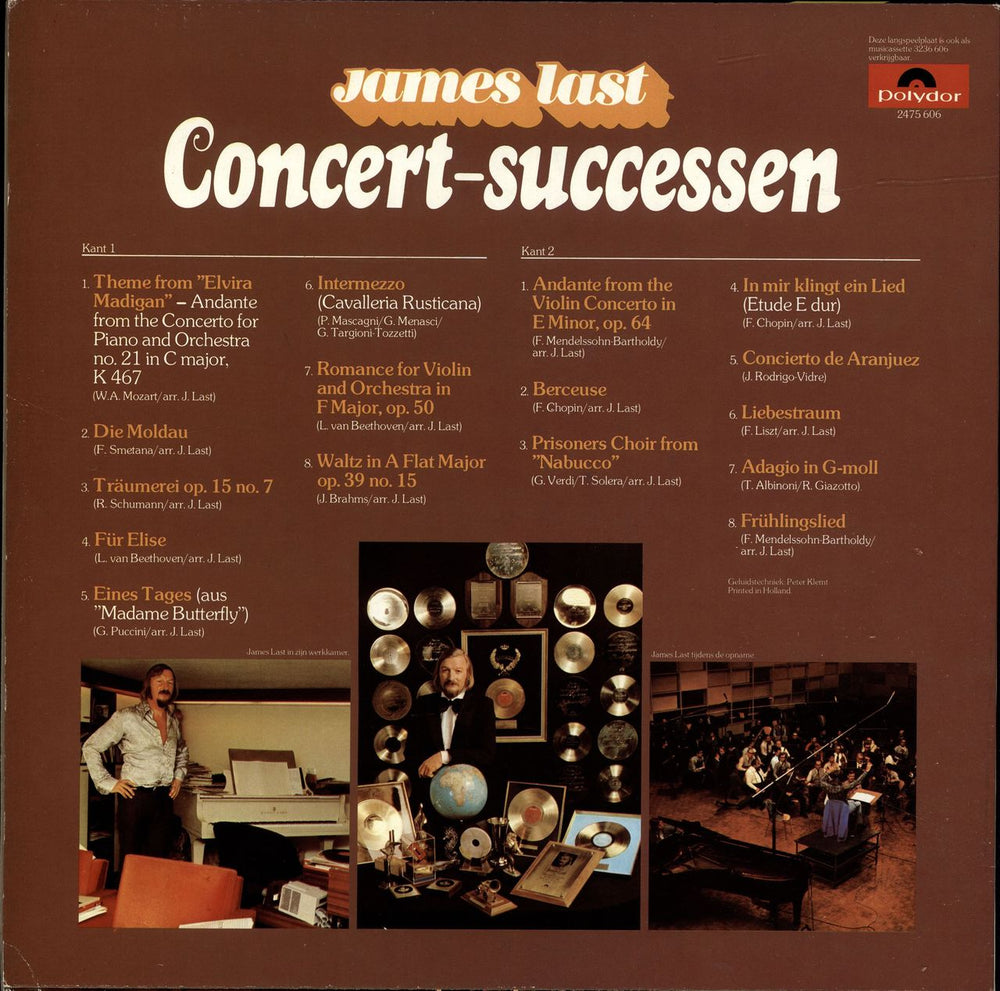 James Last Concert-Successen Dutch vinyl LP album (LP record)