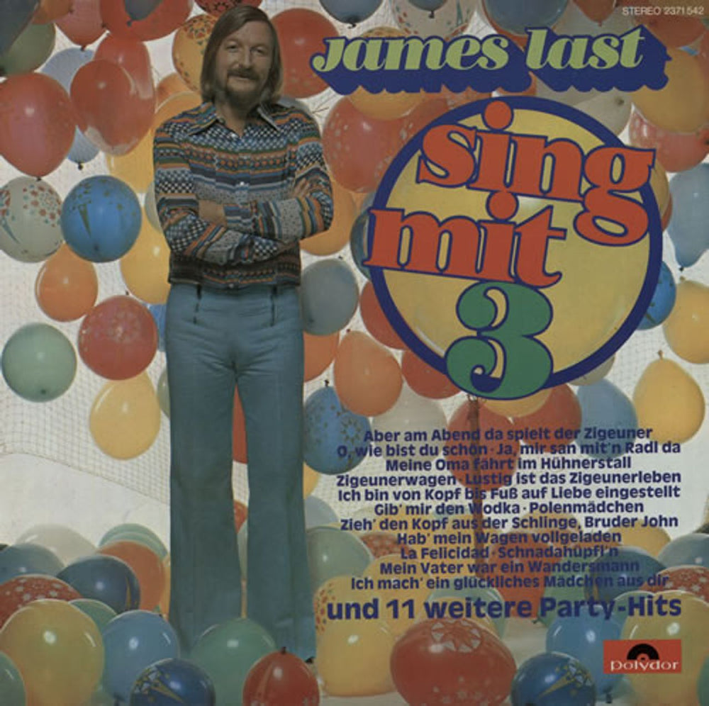 James Last Sing Mit 3 German vinyl LP album (LP record) 2371542
