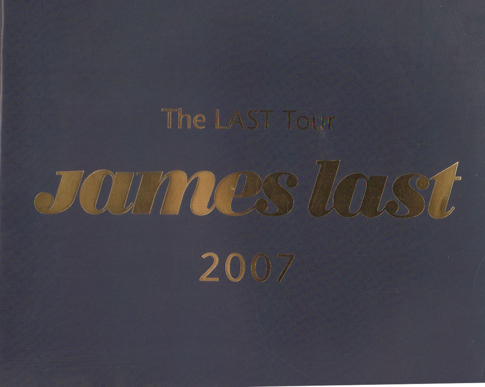 James Last The Last Tour + Ticket Stubs UK tour programme TOUR PROGRAMME