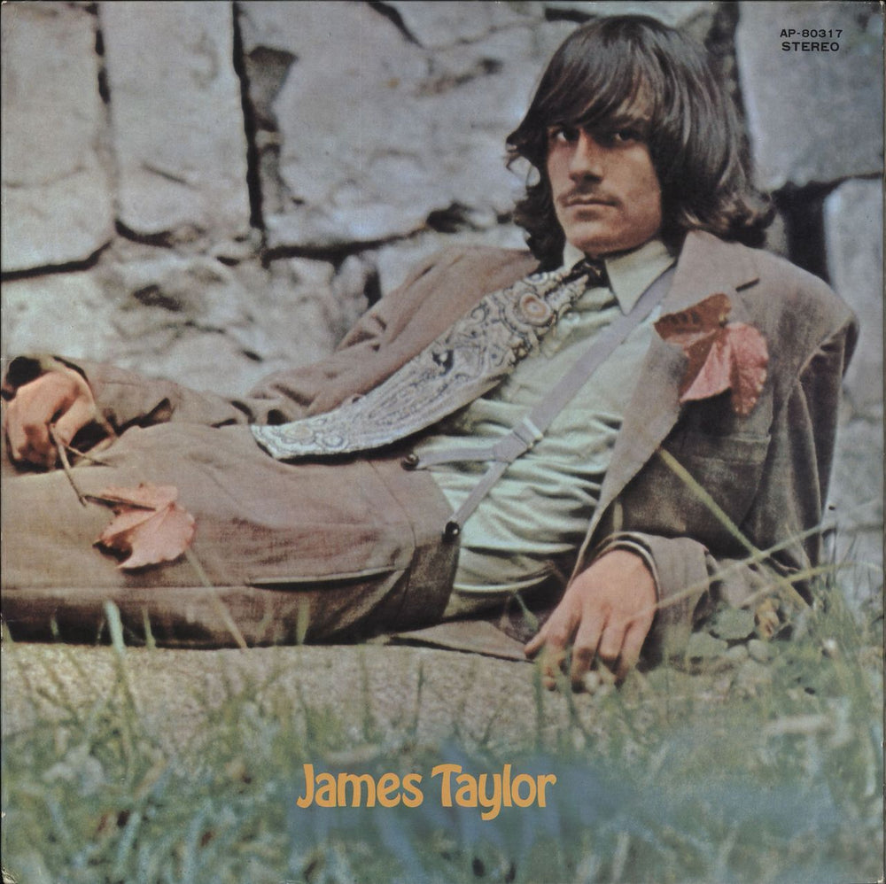 James Taylor James Taylor - Red Vinyl Japanese vinyl LP album (LP record) AP-80317