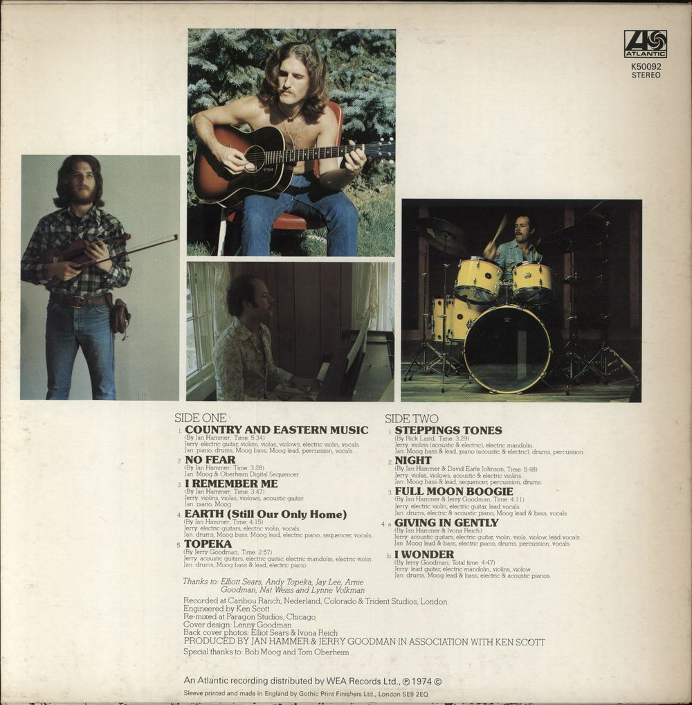 Jan Hammer Like Children - Test Pressing UK vinyl LP album (LP record)