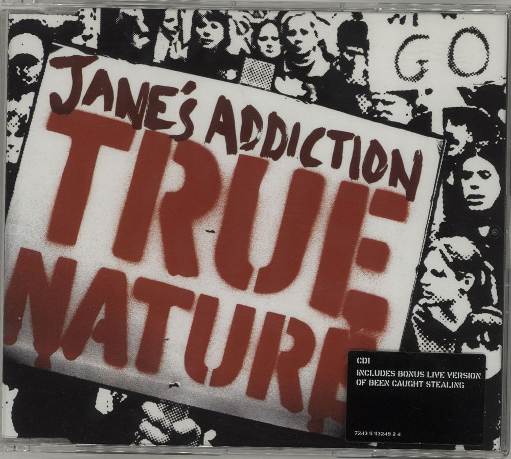 Janes Addiction True Nature UK 2-CD single set (Double CD single) CDCL/S850