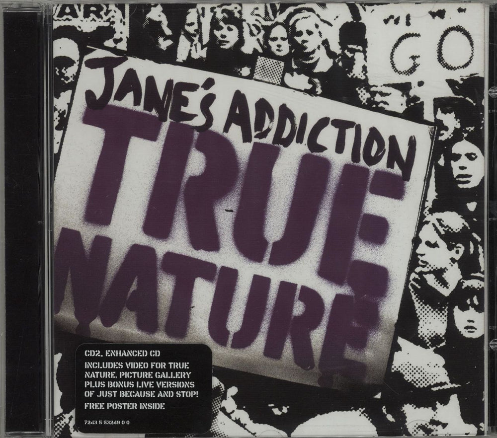 Janes Addiction True Nature UK 2-CD single set (Double CD single) JAN2STR261411