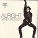 Janet Jackson Alright UK 12" vinyl single (12 inch record / Maxi-single) USAT693