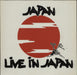 Japan Live In Japan EP Belgian 12" vinyl single (12 inch record / Maxi-single) 600242