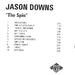 Jason Downs The Spin UK Promo CD-R acetate CD-R ACETATE