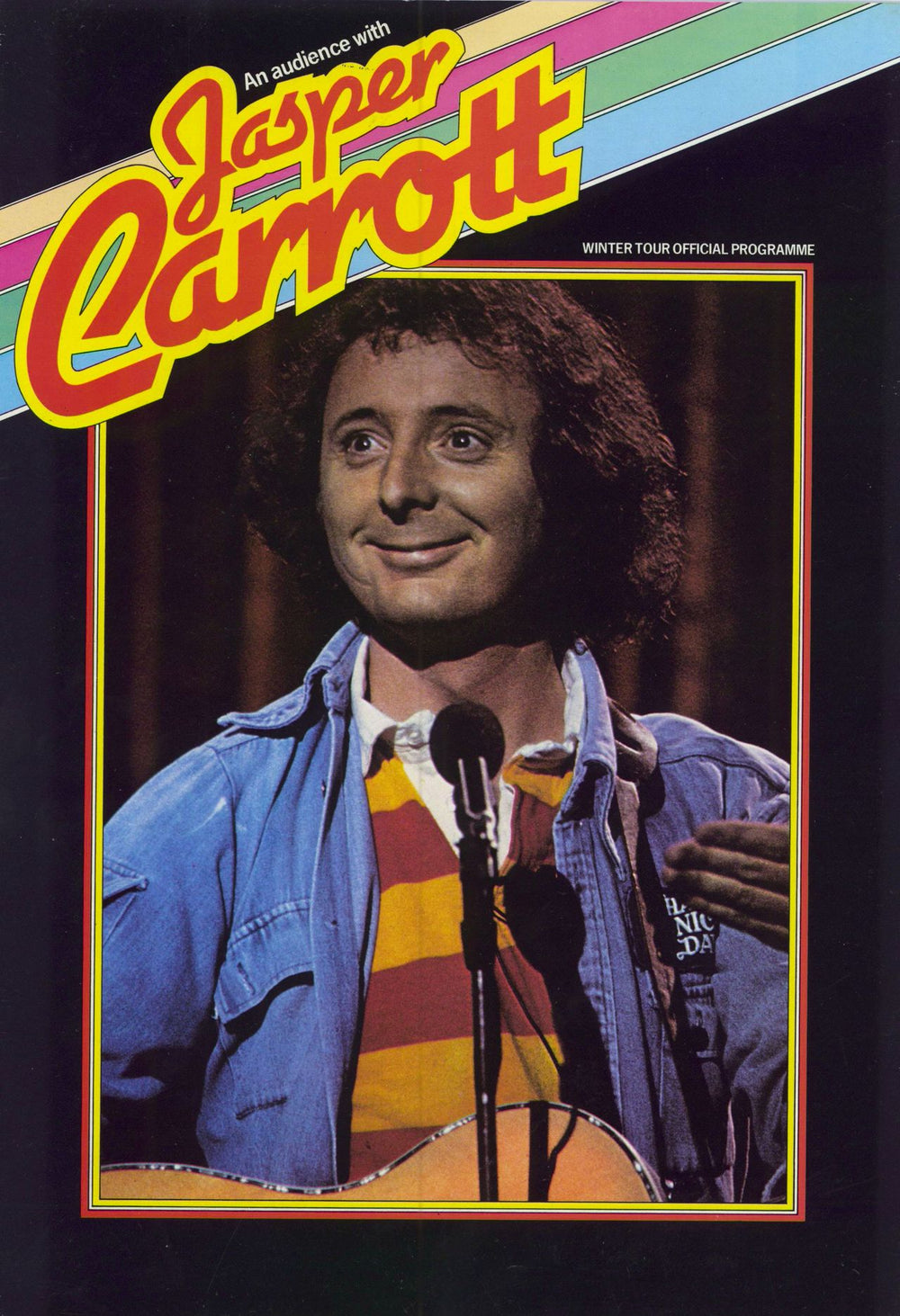 Jasper Carrott An Audience With Jasper Carrott UK tour programme TOUR PROGRAMME