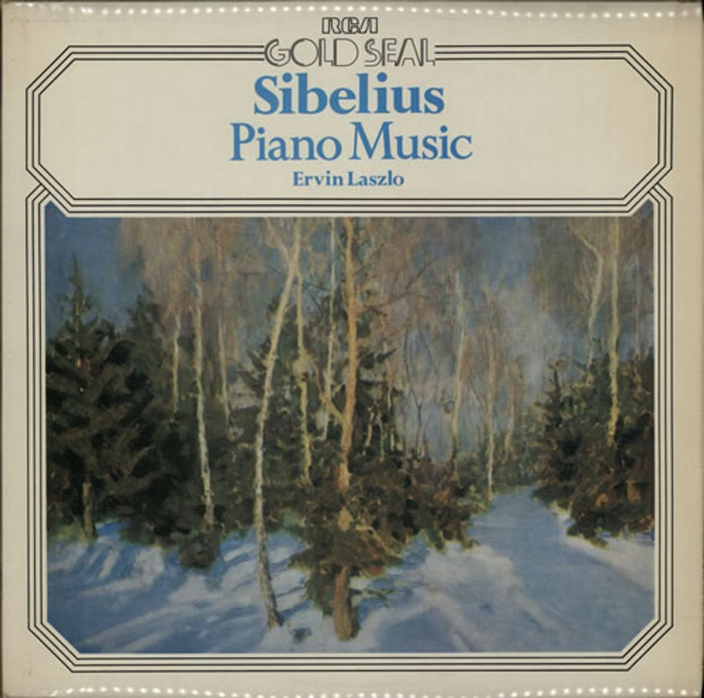 Jean Sibelius Piano Music UK vinyl LP album (LP record) GL42229