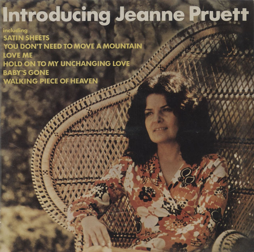 Jeanne Pruett Introducing Jeanne Pruett UK vinyl LP album (LP record) MCF2718