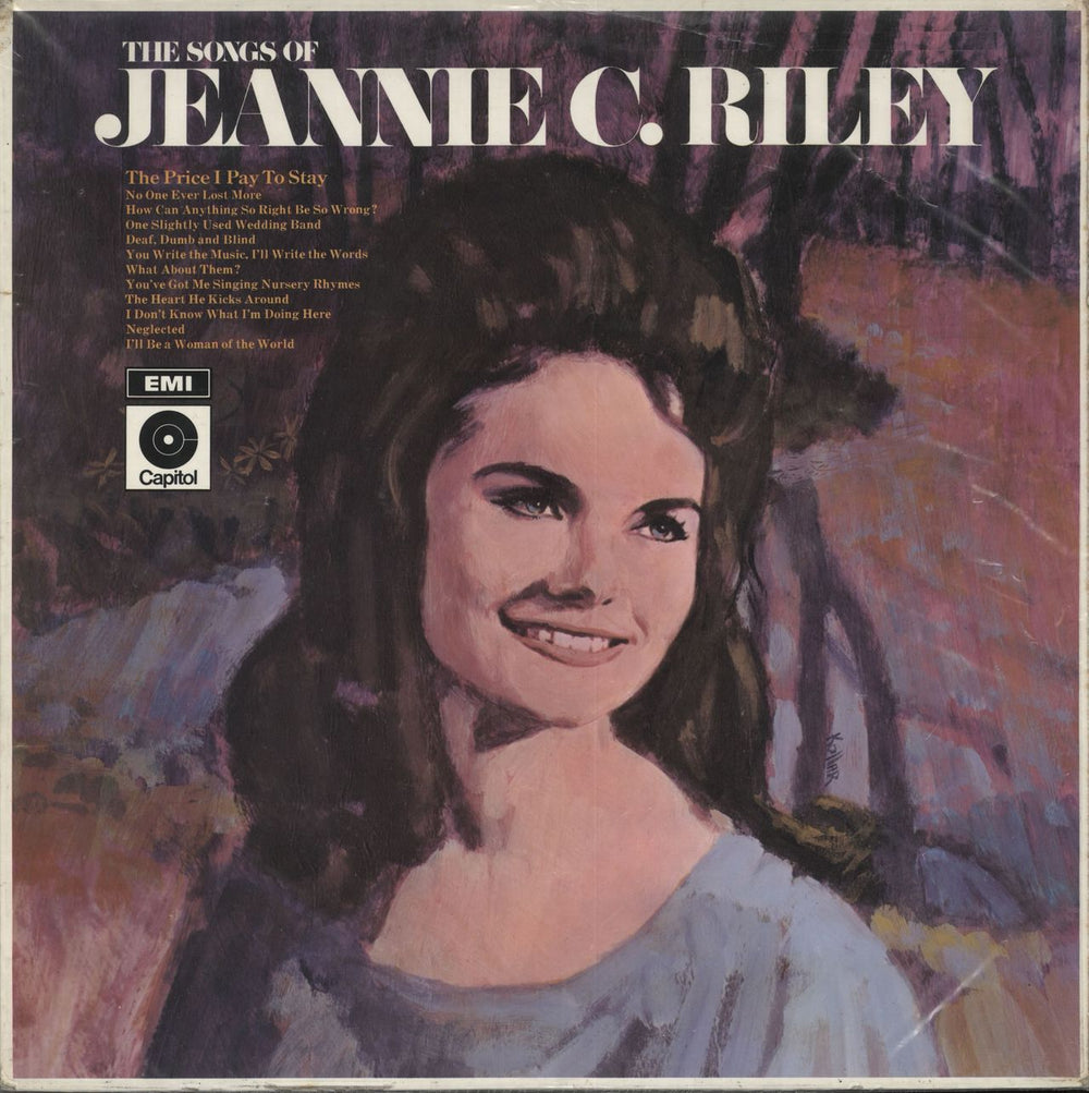 Jeannie C. Riley The Songs Of Jeannie C. Riley UK vinyl LP album (LP record) E-ST177