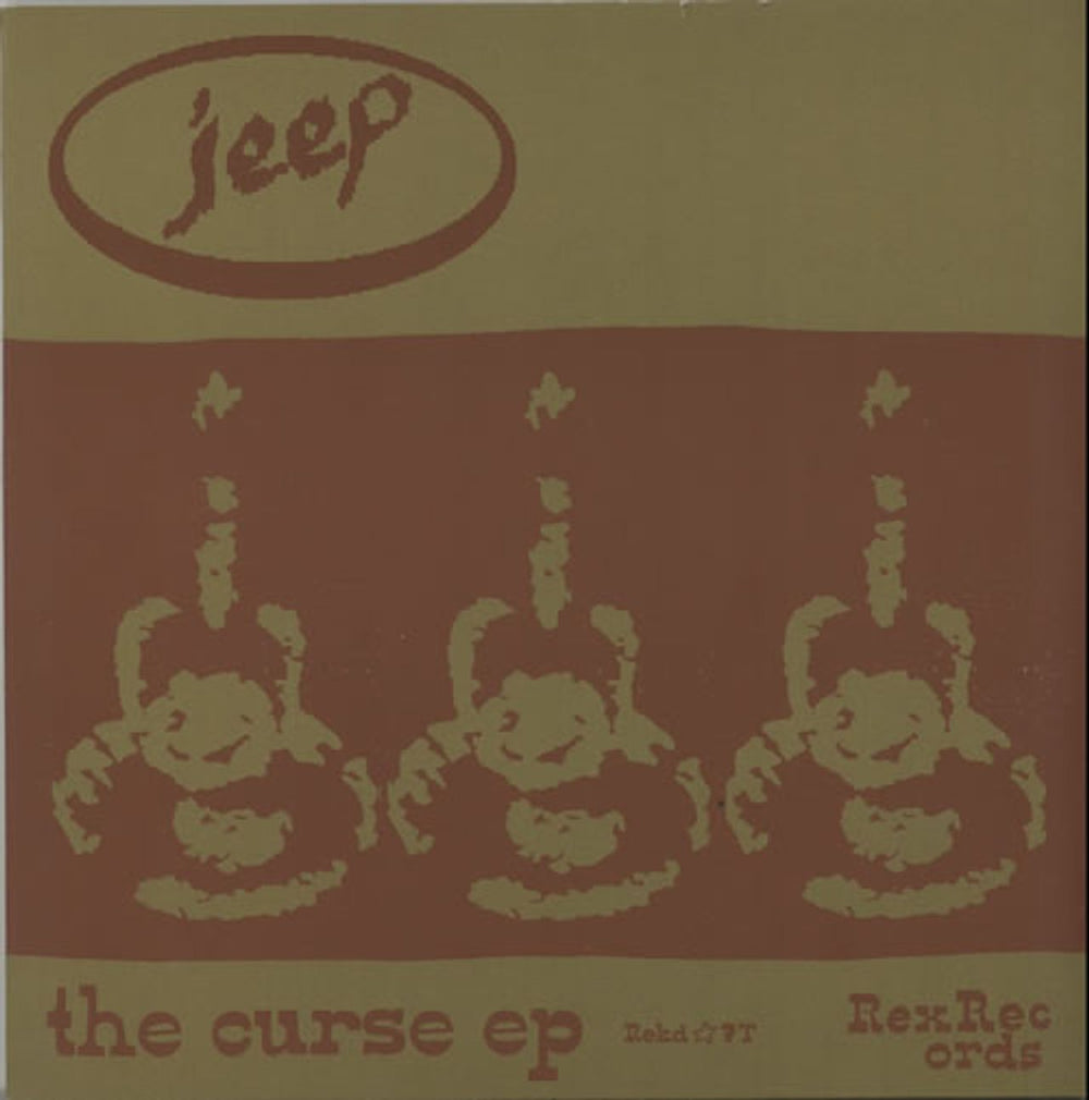 Jeep The Curse E.P. UK Promo 10" vinyl single (10 inch record) REKD07T