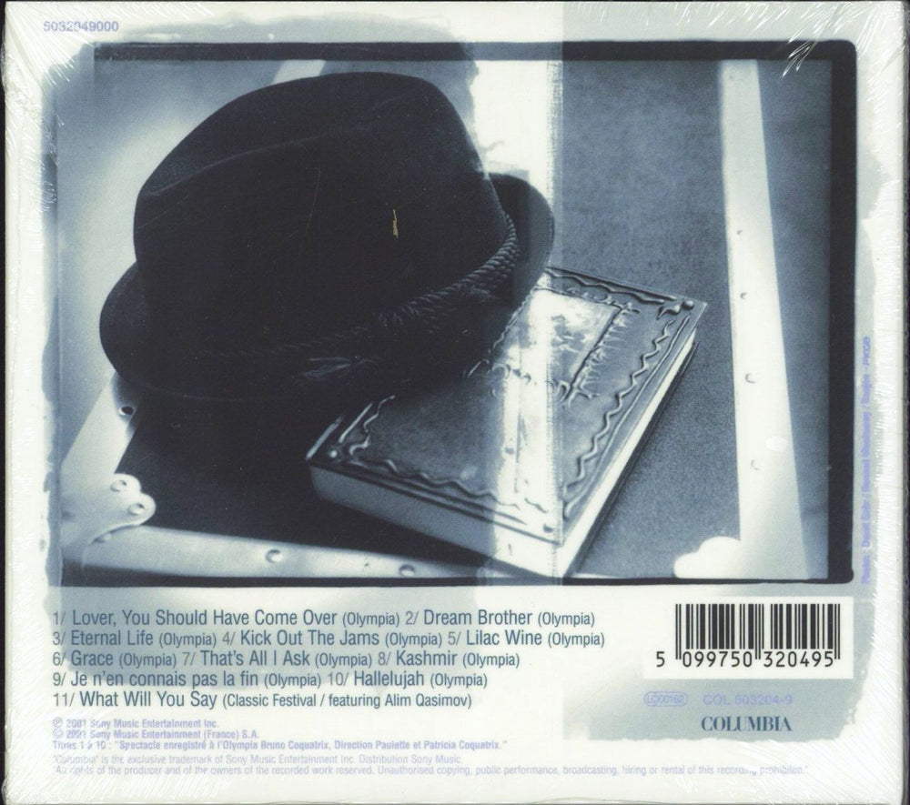 Jeff Buckley Live A L'Olympia French CD album (CDLP) JFBCDLI188971