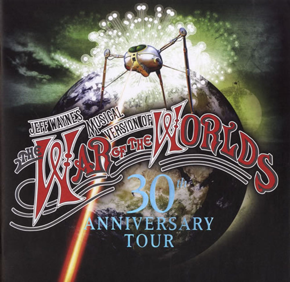 Jeff Wayne The War Of The Worlds - 30th Anniversary Tour UK tour programme JFWTRTH479246