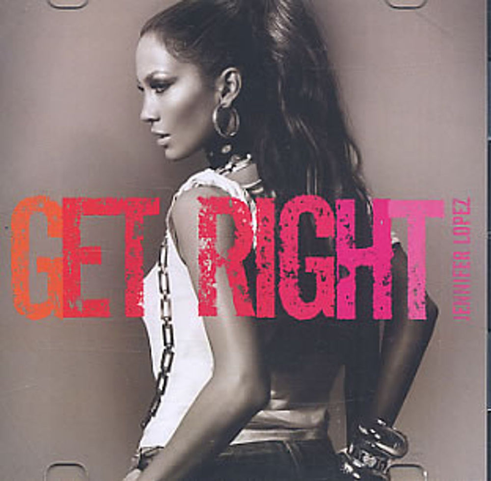 Jennifer Lopez Get Right US Promo CD-R acetate CDR ACETATE