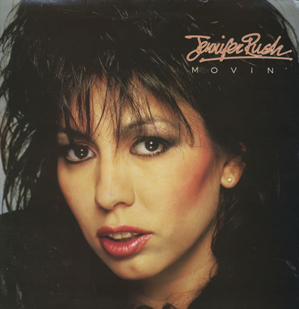 Jennifer Rush Movin' UK vinyl LP album (LP record) CBS26710