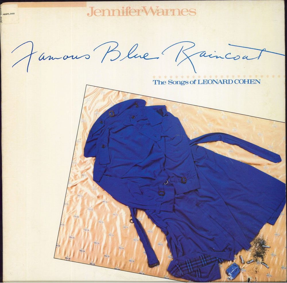 Jennifer Warnes Famous Blue Raincoat - Cat Stickered US vinyl LP album (LP record) 661111-1