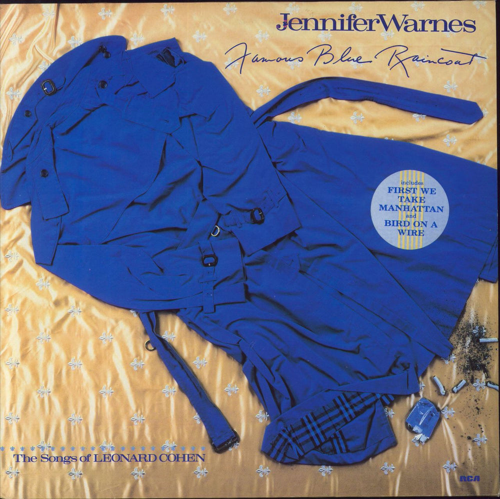 Jennifer Warnes Famous Blue Raincoat - Stickered sleeve - EX German vinyl LP album (LP record) PL90048