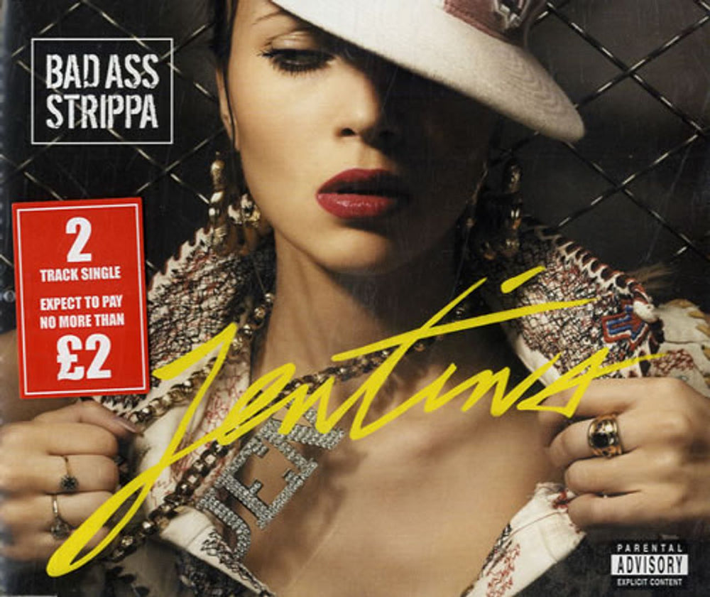 Jentina Bad Ass Strippa UK CD single (CD5 / 5") VSCDT1873