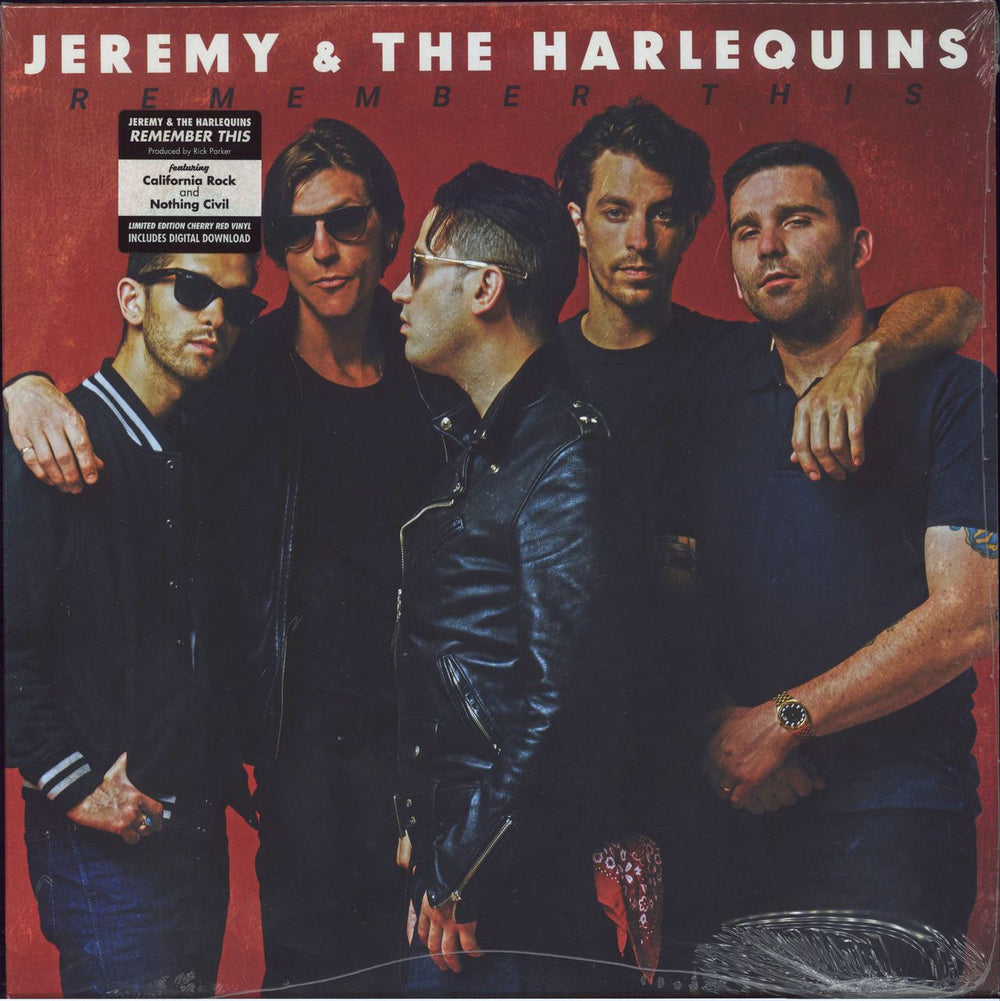 Jeremy & The Harlequins Remember This - Cherry - Sealed US vinyl LP album (LP record) YEP-2554