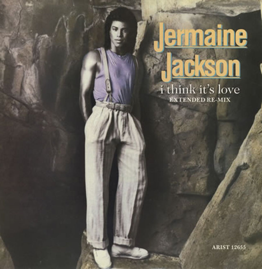 Jermaine Jackson I Think It's Love - Extended Remix UK 12" vinyl single (12 inch record / Maxi-single) ARIST12655