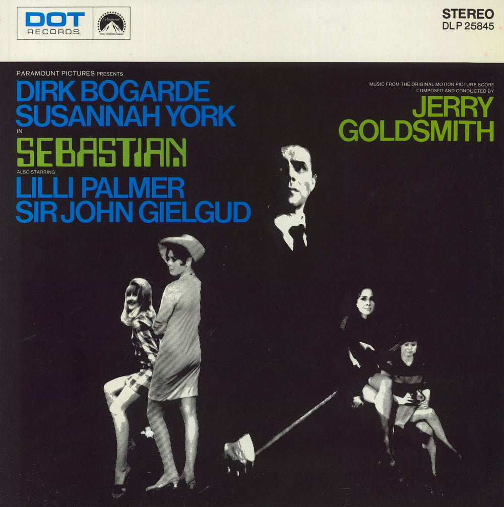 Jerry Goldsmith Sebastian Spanish vinyl LP album (LP record) DLP25845