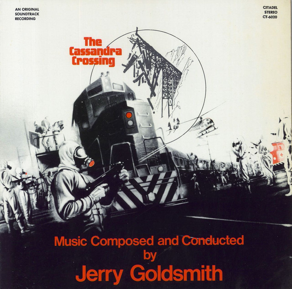 Jerry Goldsmith The Cassandra Crossing US vinyl LP album (LP record) CT-6020