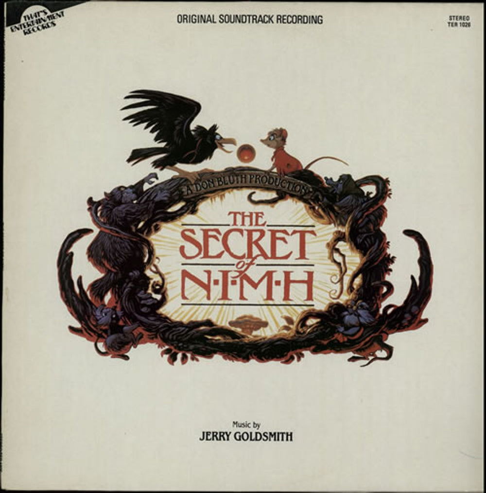 Jerry Goldsmith The Secret Of NIMH UK vinyl LP album (LP record) TER1026