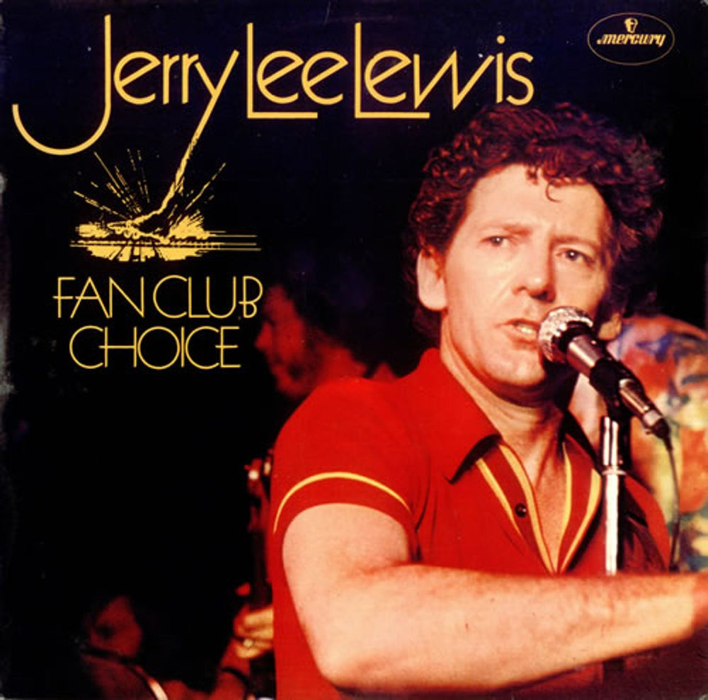 Jerry Lee Lewis Fan Club Choice UK vinyl LP album (LP record) 6338496