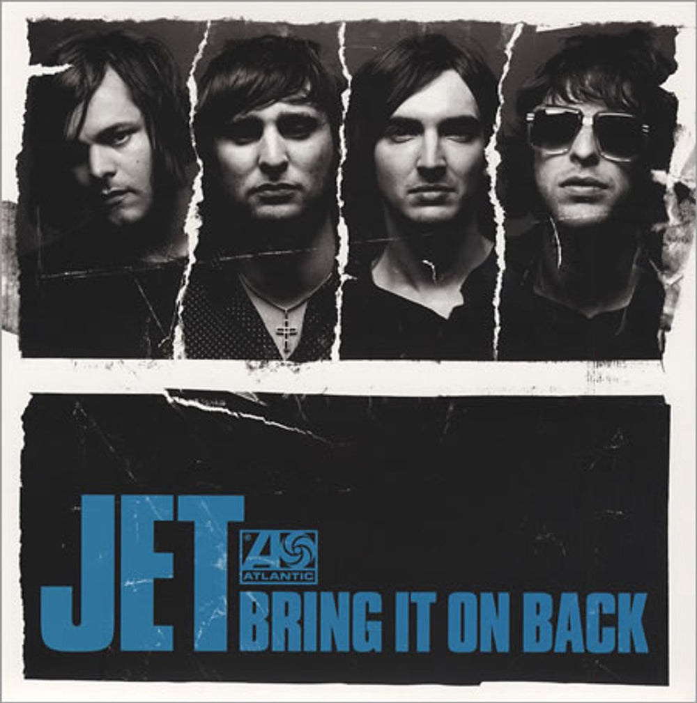 Jet Bring It On Back - Blue Vinyl UK 7" vinyl single (7 inch record / 45) ATO263