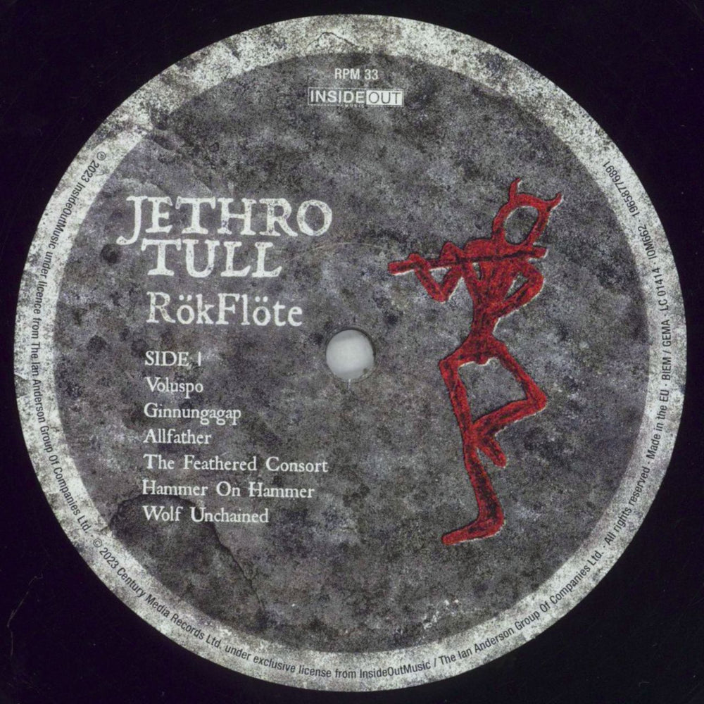 Jethro Tull RokFlote - 180 Gram Vinyl UK vinyl LP album (LP record) TULLPRO828064