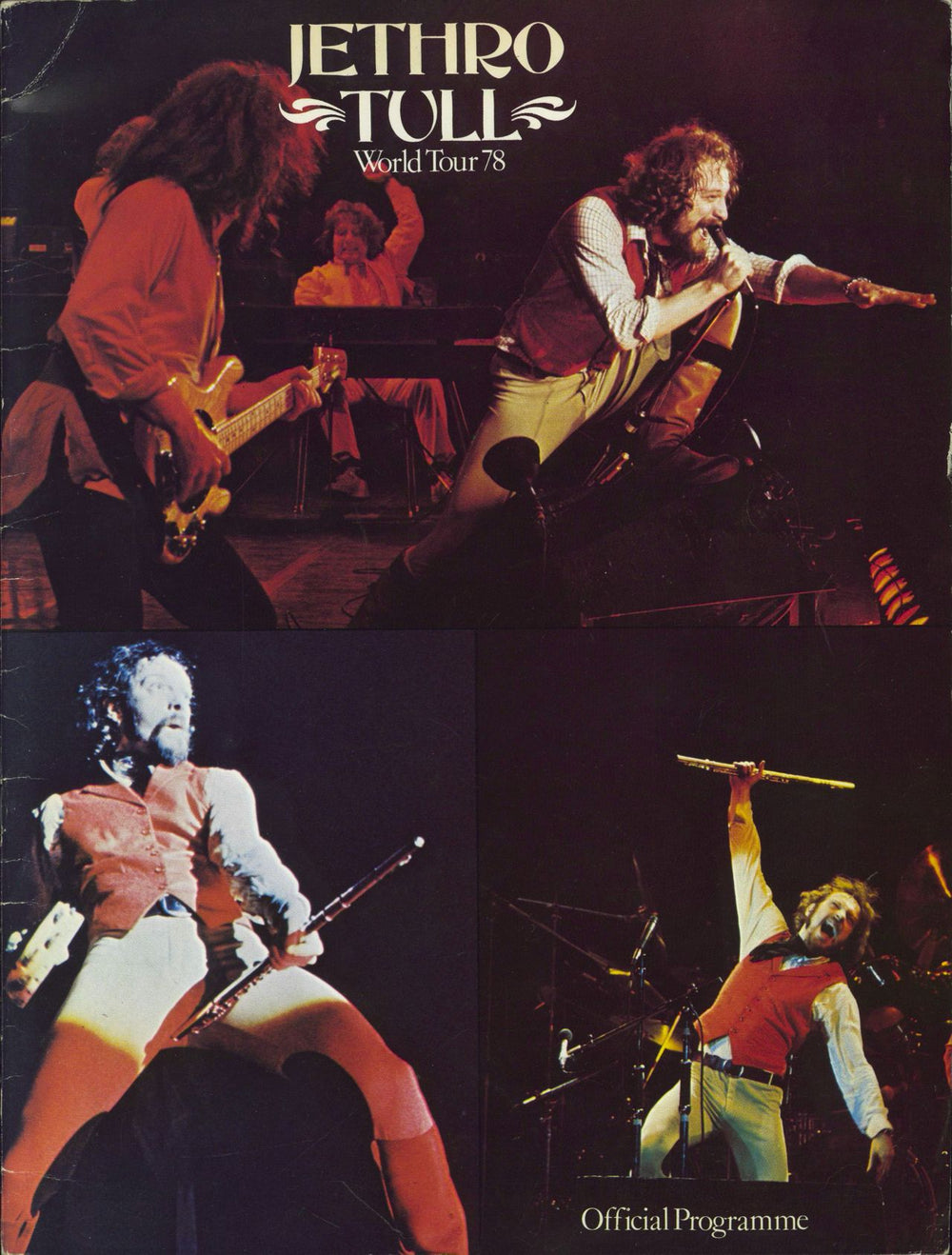 Jethro Tull World Tour 78 + Ticket Stub UK tour programme tour programme
