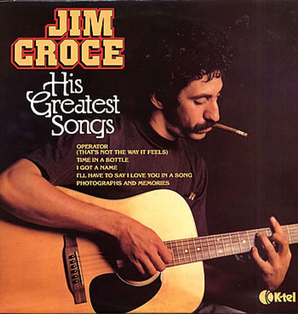 Jim Croce His Greatest Songs UK vinyl LP album (LP record) NE1059