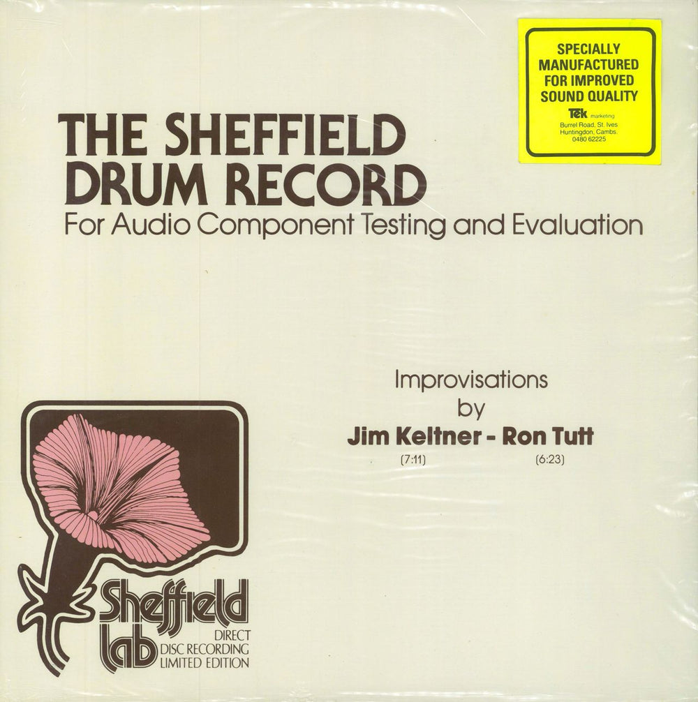 Jim Keltner The Sheffield Drum Record + Poly US 12" vinyl single (12 inch record / Maxi-single) LAB14