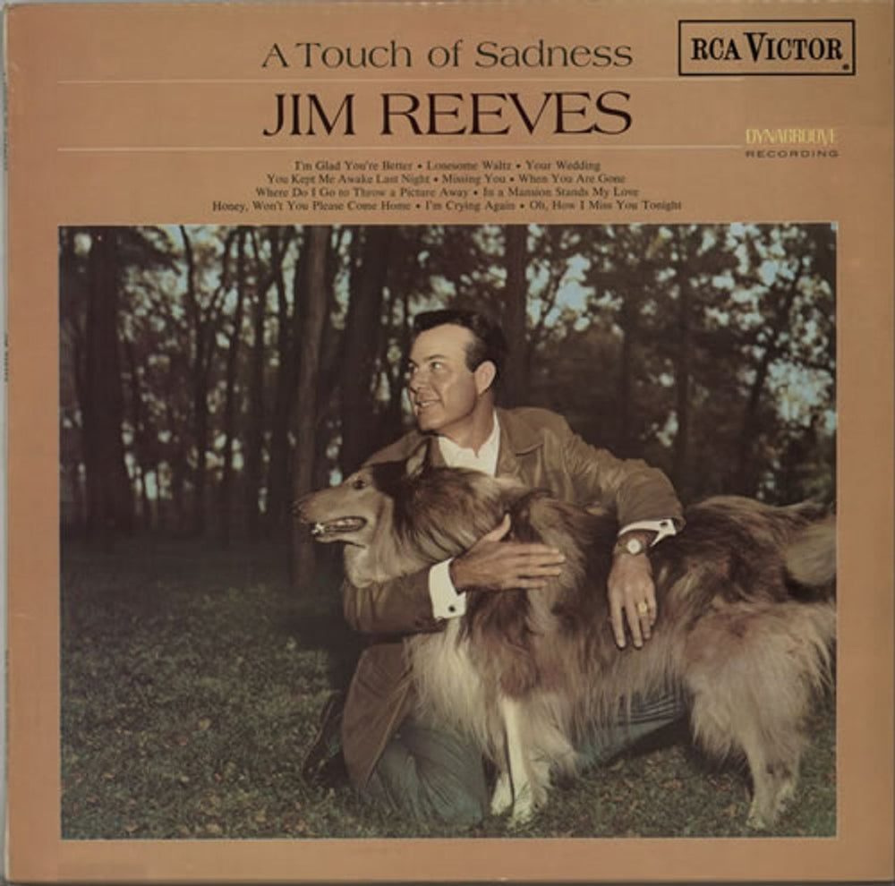 Jim Reeves A Touch Of Sadness UK vinyl LP album (LP record) SF7978