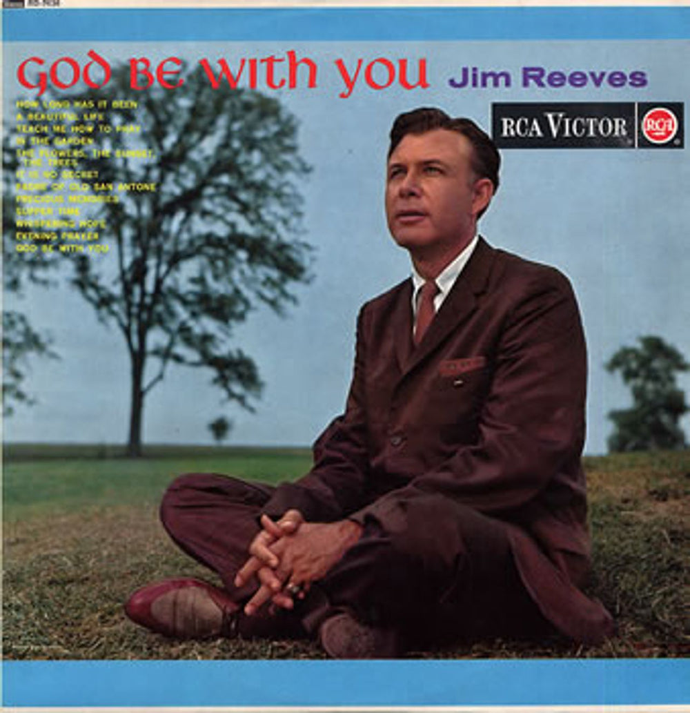 Jim Reeves God Be With You UK vinyl LP album (LP record) RD-7636