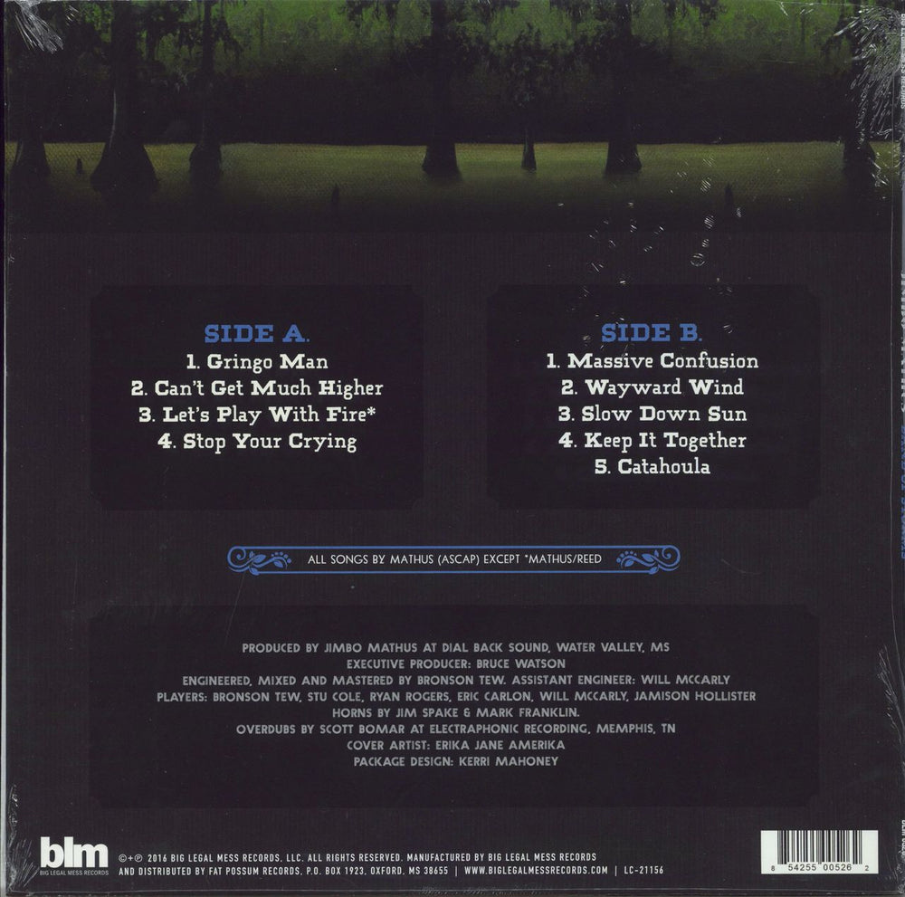 Jimbo Mathus & The Tri-State Coalition Band Of Storms - Sealed US vinyl LP album (LP record) 854255005262