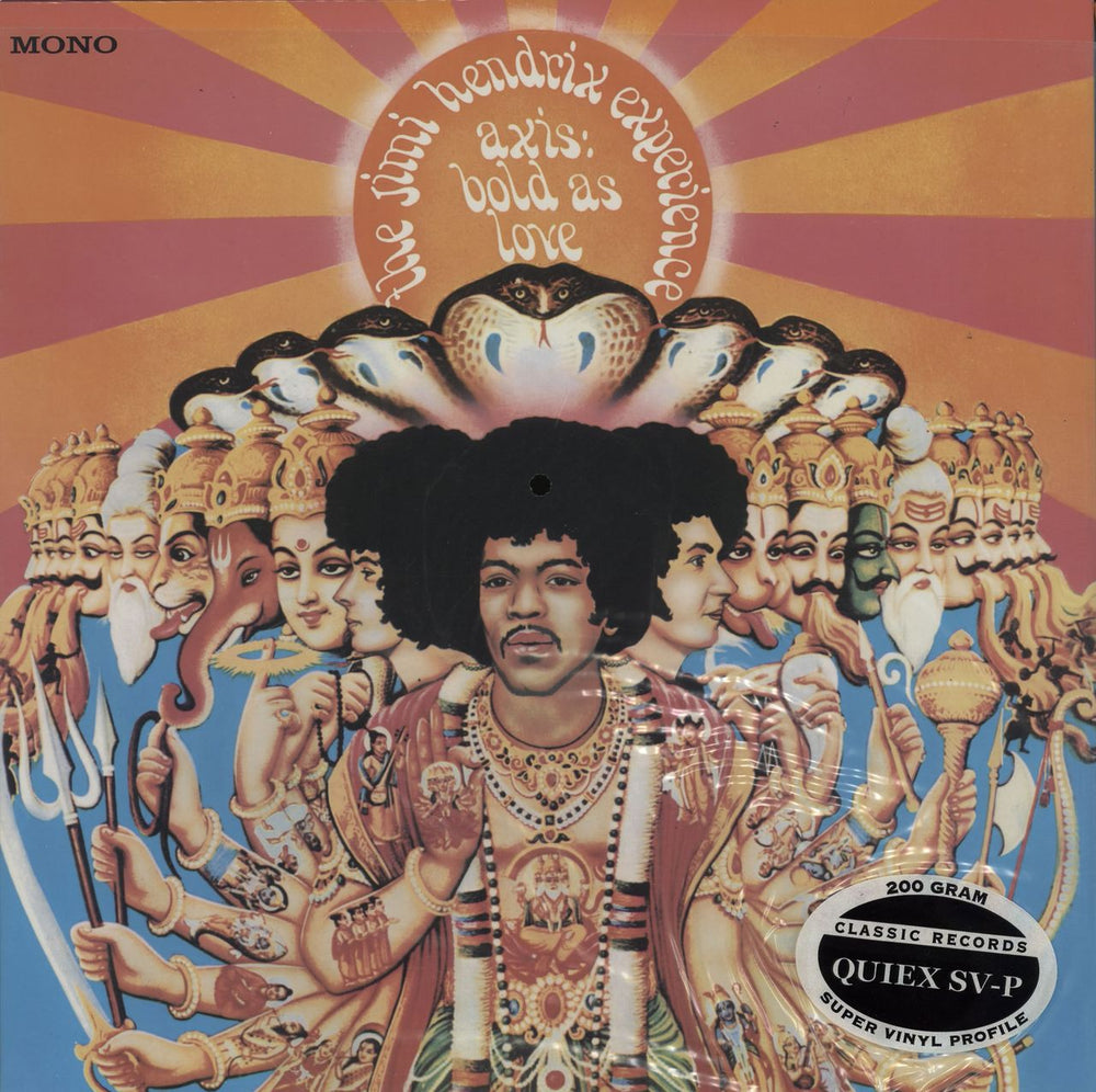 Jimi Hendrix Axis: Bold As Love - 200gm US vinyl LP album (LP record) 612003