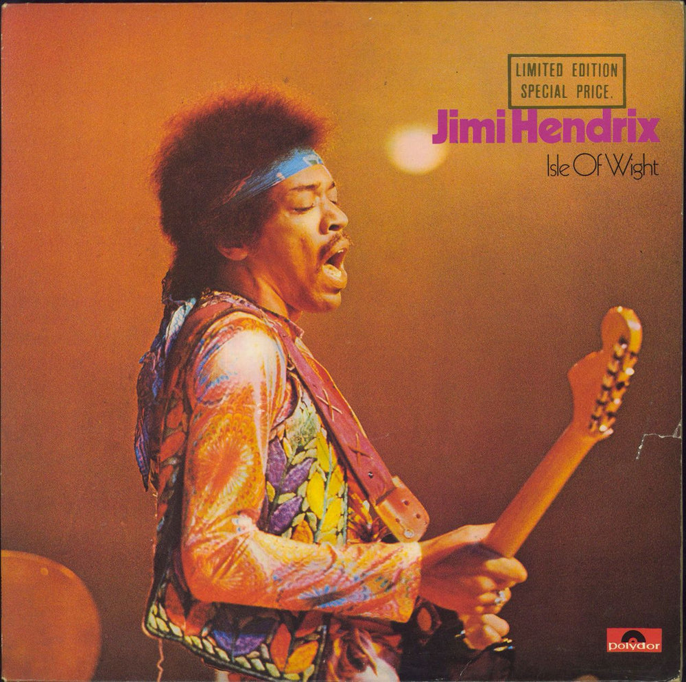 Jimi Hendrix Isle Of Wight - Gold Stamped UK vinyl LP album (LP record) 2302016