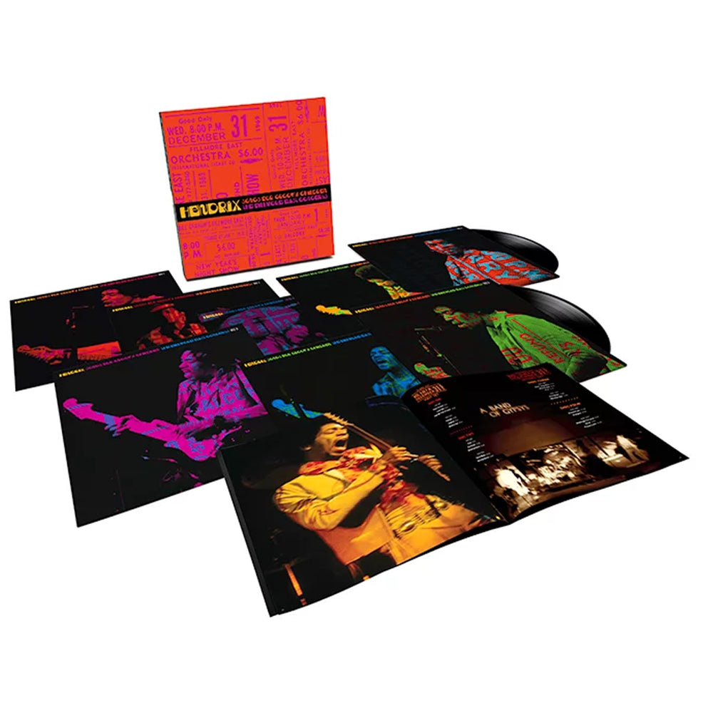 Jimi Hendrix Songs For Groovy Children: The Fillmore East Concerts UK Vinyl Box Set HENVXSO800590