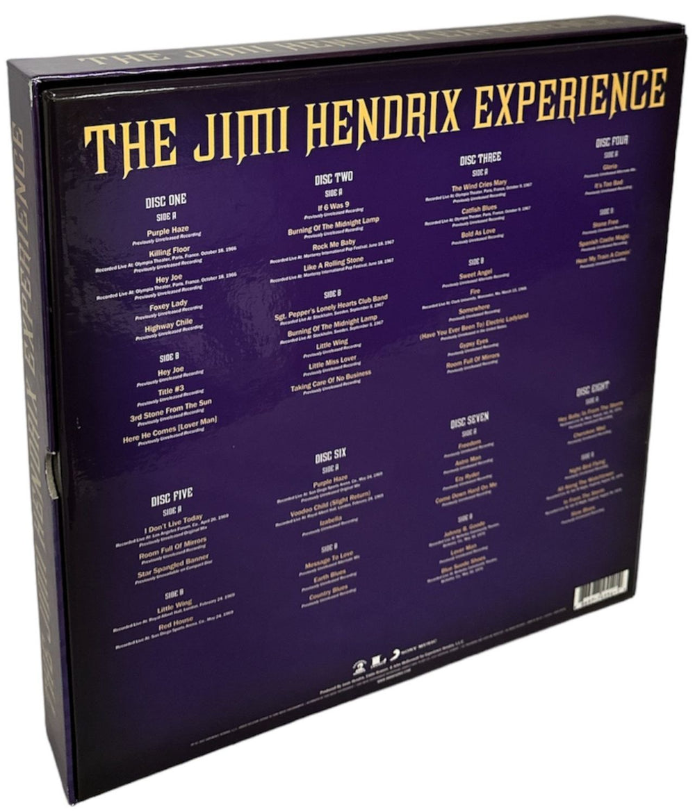 Jimi Hendrix The Jimi Hendrix Experience - 8-LP Box Set - EX UK Vinyl Box Set 886977455414