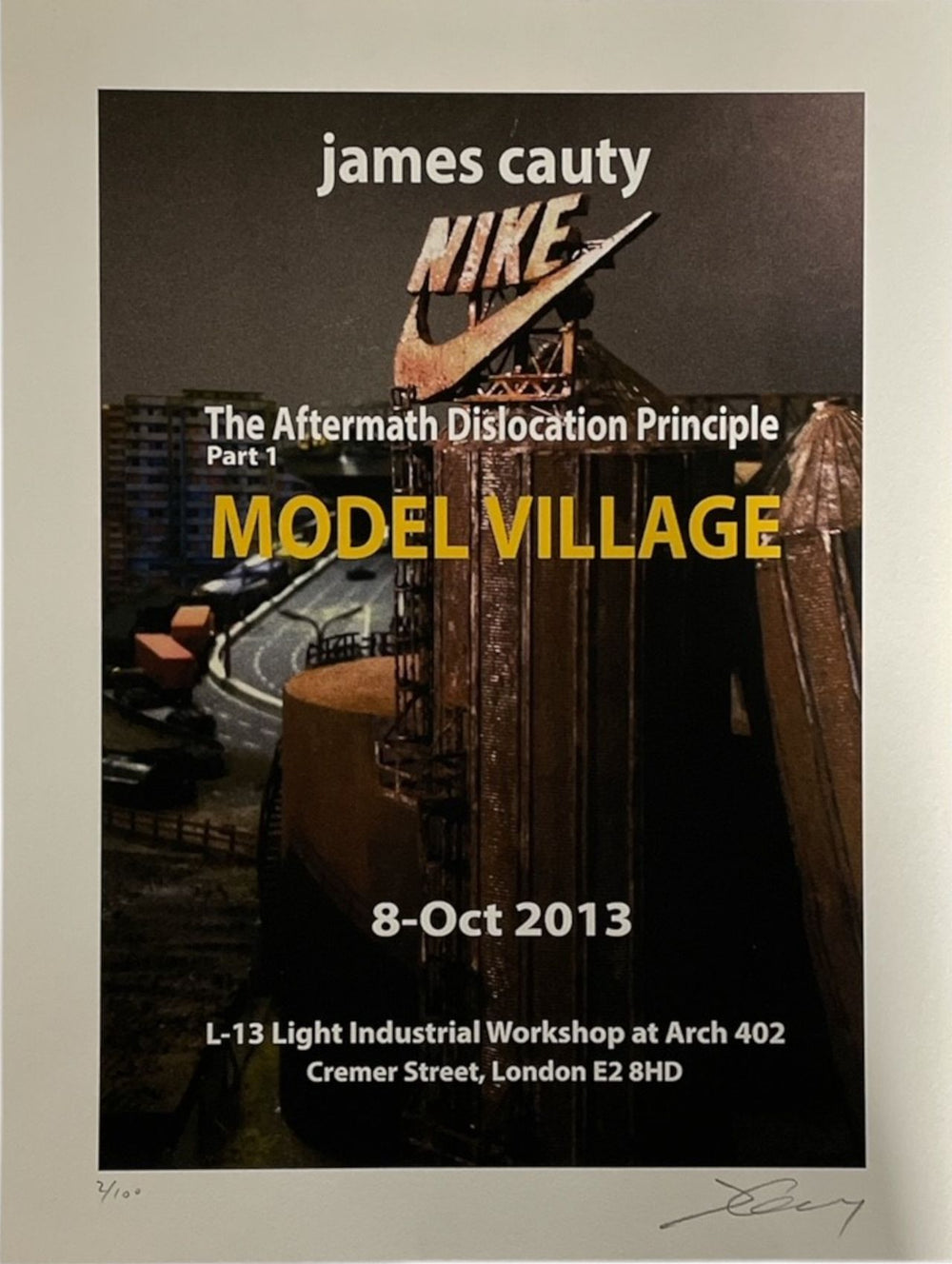 Jimmy Cauty Model Village UK poster