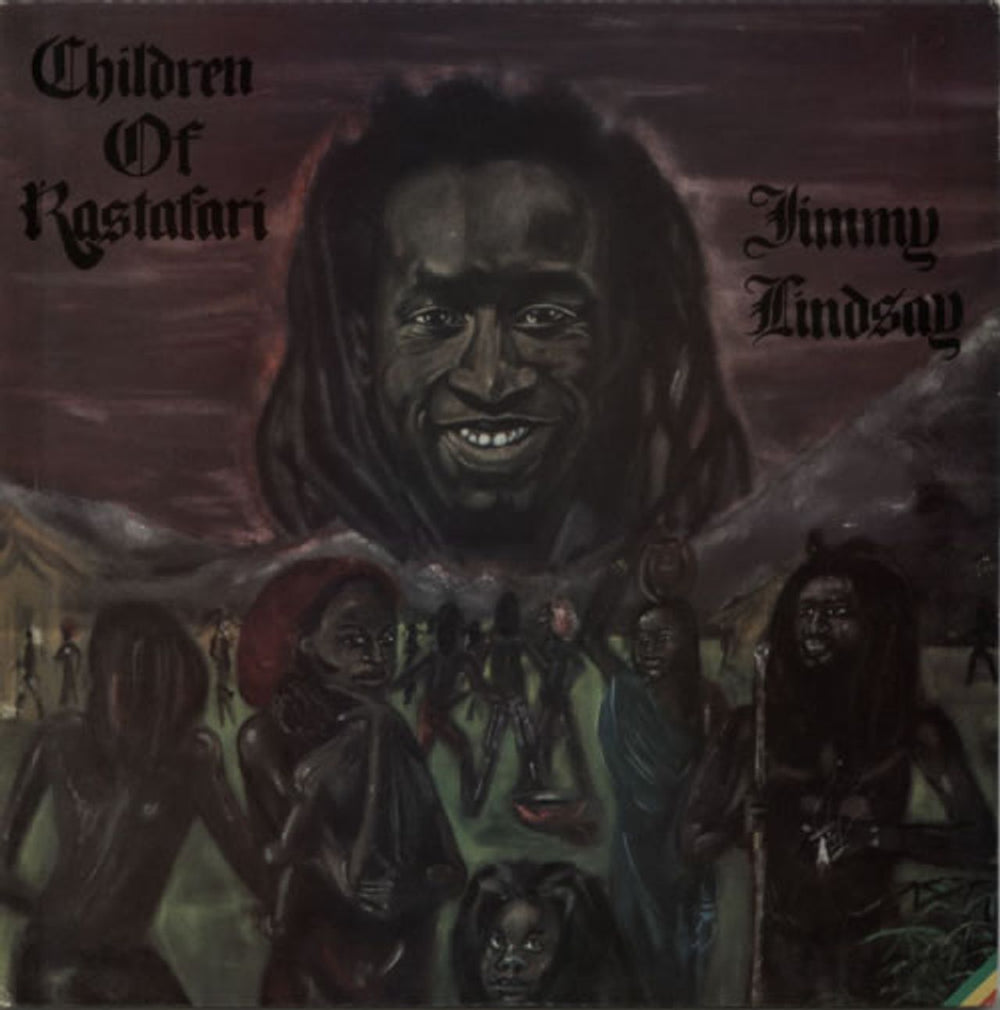 Jimmy Lindsay Children Of Rastafari UK vinyl LP album (LP record) GEMLP110