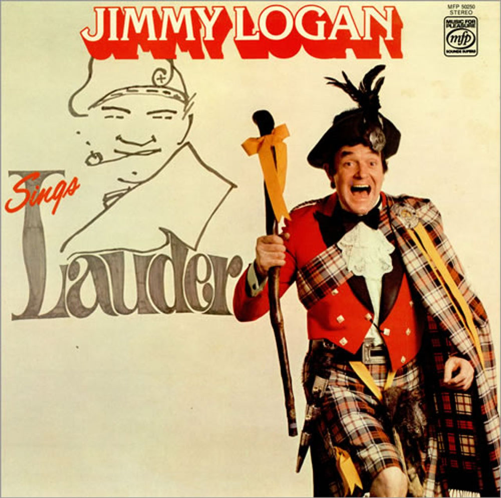Jimmy Logan Sings Lauder UK vinyl LP album (LP record) MFP50250