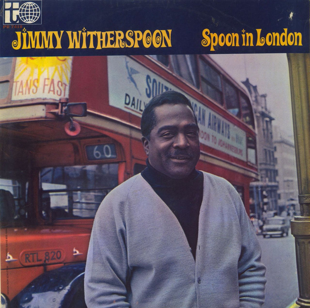 Jimmy Witherspoon Spoon In London - EX UK vinyl LP album (LP record) PR7418