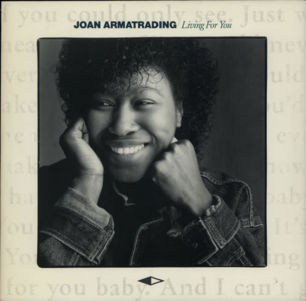 Joan Armatrading Living For You UK 12" vinyl single (12 inch record / Maxi-single) AMY460